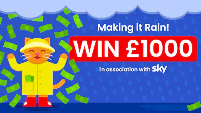 Making it Rain! Win £1000